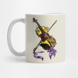 Steampunk Violin Mug